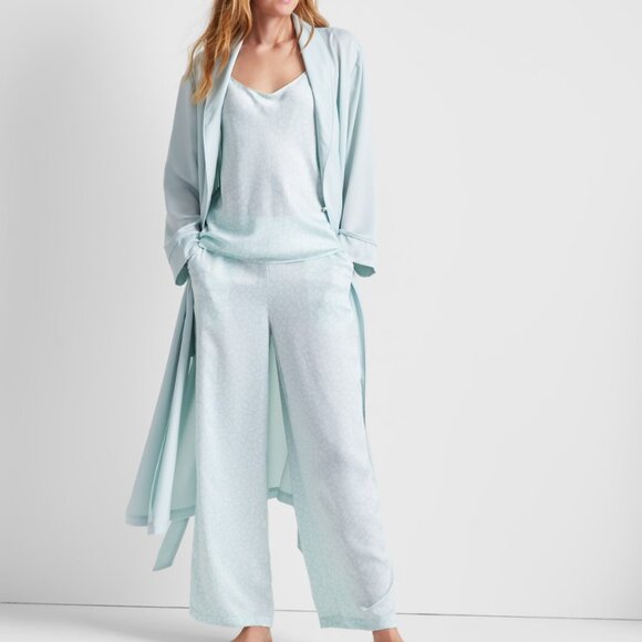 State of Day Women's Crepe De Chine Camisole Pant Pajama Set - Picture 1 of 6